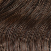 Long, silky tape-in hair extensions in a natural 20 inch shade