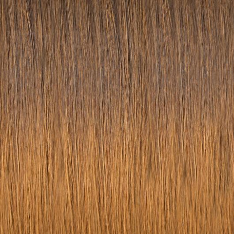 Long, straight, 20 inch tape hair extensions in natural brown shade