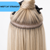 Weft 24 Inch Hair Extensions Straight