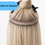 Weft 20 Inch Hair Extensions Straight
