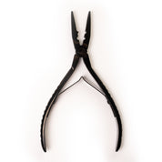 Combination pliers with wire cutter and crimping tool for electrical work