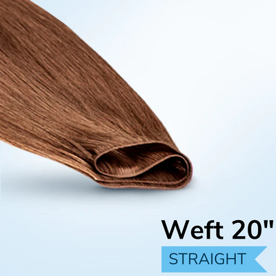 Weft 20 Inch Hair Extensions Straight