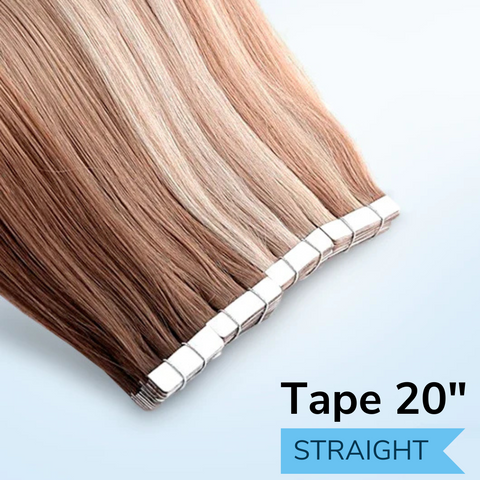 Tape 20 Inch Hair Extensions Straight