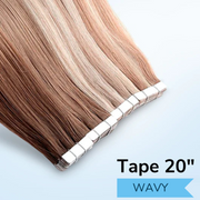 Tape 20 Inch Hair Extensions Wavy