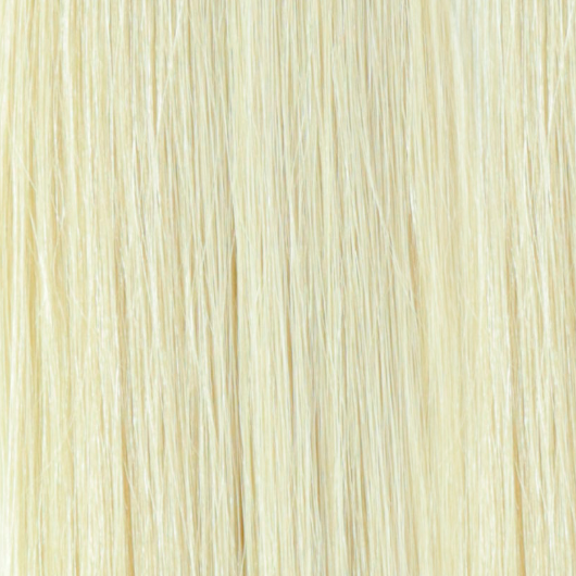 I-Tip 20 Inch Hair Extensions in natural black color, straight texture