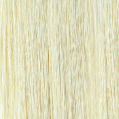 I-Tip 20 Inch Hair Extensions in natural black color, straight texture