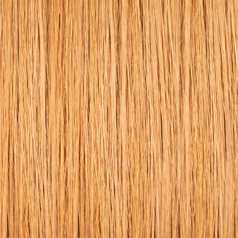 Close-up shot of I-Tip 20 Inch Hair Extensions in natural black color, showcasing the high-quality strands and seamless application method for voluminous and glamorous hair transformation
