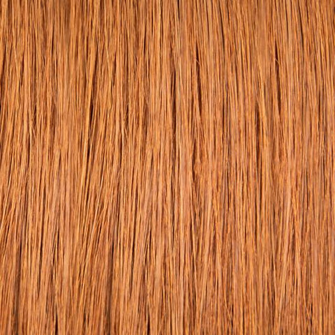 Long, flowing I-Tip 20 Inch Hair Extensions in a natural shade, perfect for adding volume and length to your hair