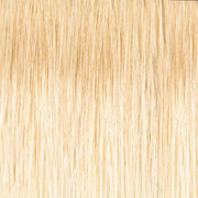 Long, sleek and glossy I-Tip 20 Inch Hair Extensions in natural black color